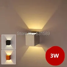 30 шт. 3 Вт светодиодный настенный светильник-бра для кабинета, спальни, прикроватной тумбочки, коридора, лестницы, AC85-265V, теплый белый/холодный белый