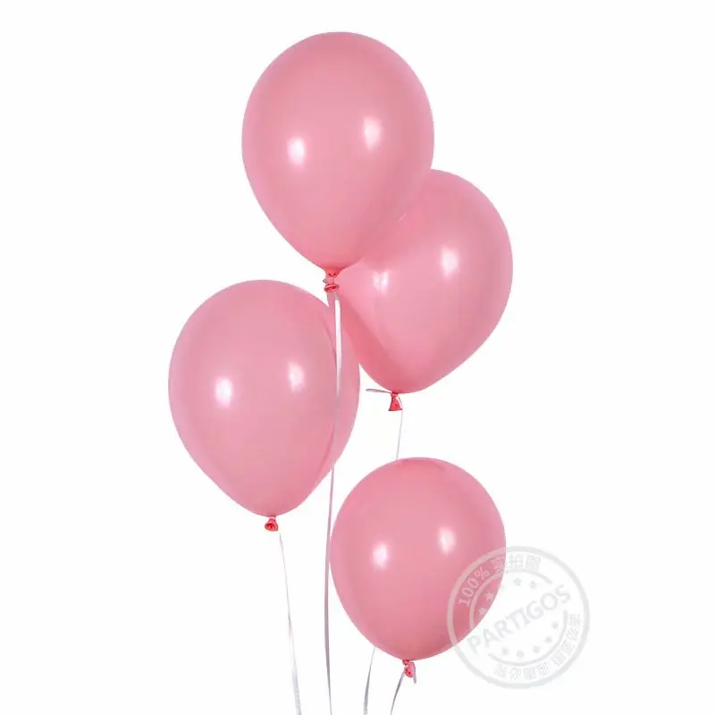 20 шт 12 дюймов Новые металлические хромированные латексные шары толстые жемчужные металлические хромированные цветные шары для свадебной вечеринки - Цвет: 20pcs pink
