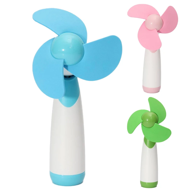 

Hot Lovely Portable Handheld Mini Cooling Cool Fan Super Mute Battery Operated HY99 JU20