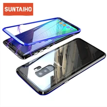 Suntaiho Ultra Magnetic Adsorption Phone Case For Samsung Galaxy S9 Case S8 S7 Note 8 Luxury Magnet Frame Back Glass Cover Suntaiho Ultra Magnetic Adsorption Phone Case For Samsung Galaxy S9 Case S8 S7 Note 8 Luxury Magnet Frame Back Glass Cover