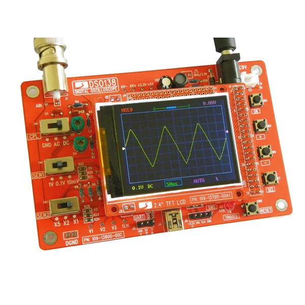 DSO138 2,4 TFT собраны припаяны DIY комплект цифровой осциллограф электронный модуль измерения