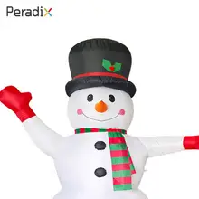 Рождественский Снеговик надувной снеговик реквизит пластиковые украшения снеговик игрушка развлечения Прямая поставка