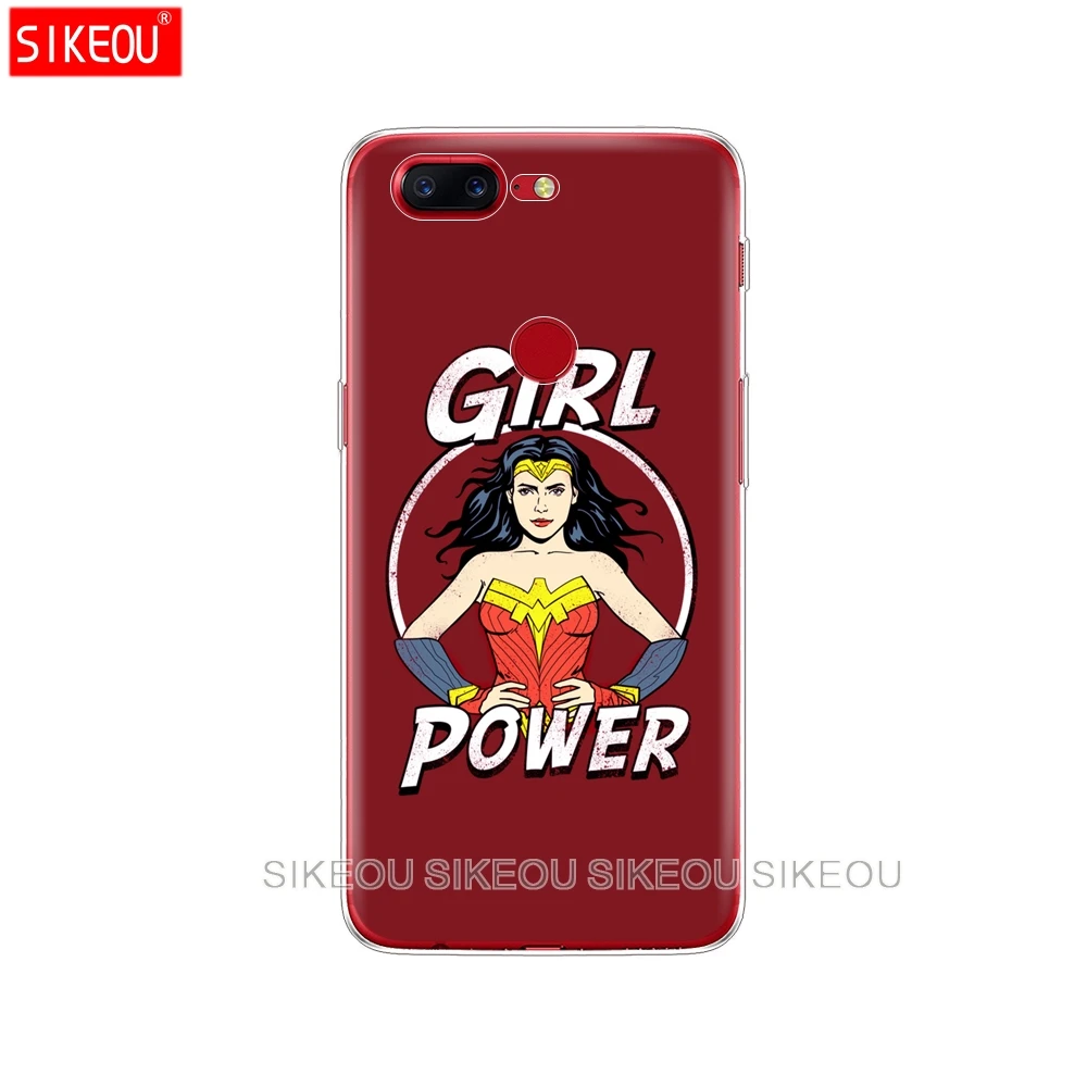 Силиконовый чехол для телефона Oneplus one plus 6 5T 5 3 A3000 A5000 Girl Power|Бамперы| |