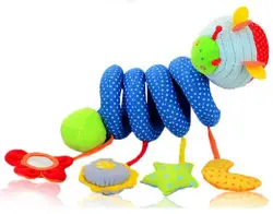 Кэндис Го! Новое поступление детские игрушки Симпатичные blue bee Стиль плюшевые кровать круг вокруг с BB устройства безопасным зеркалом 1 шт