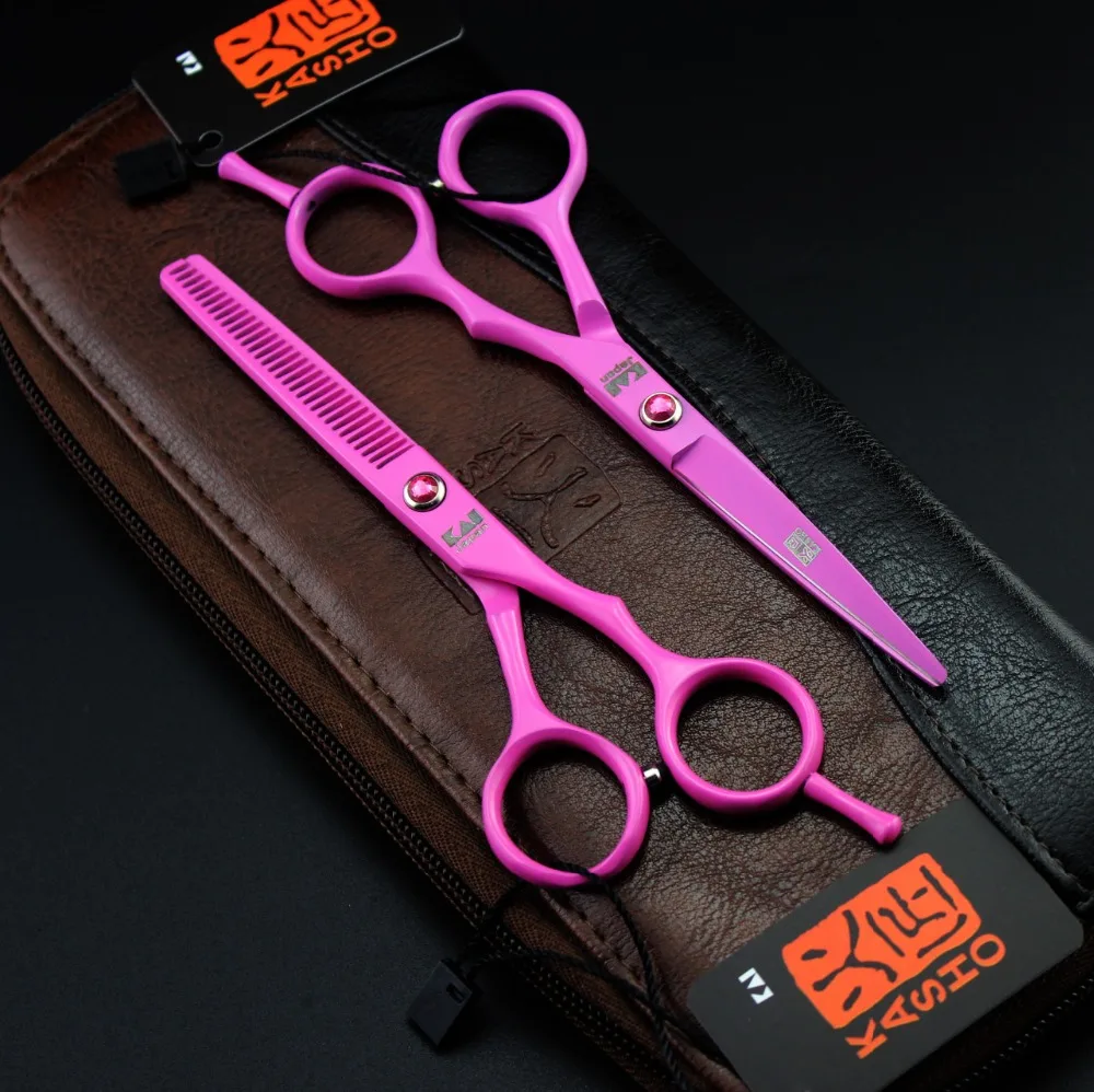 

2015 New KASHO color 5.5 INCH Hair Scissor Set Salon Scissors Set Hairdressing Tools Free Shipping