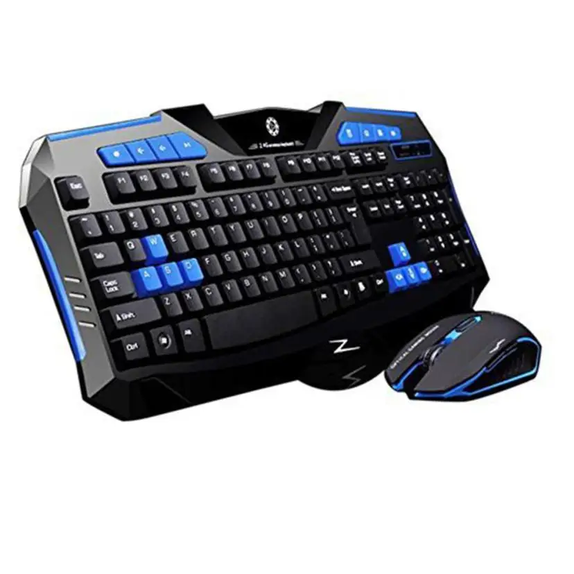 

Mouse Raton Professional Gaming Wireless 2.4G keyboard And Mouse Set Multimedia Gamer Mice For PC Laptop computer mouse 18Aug6