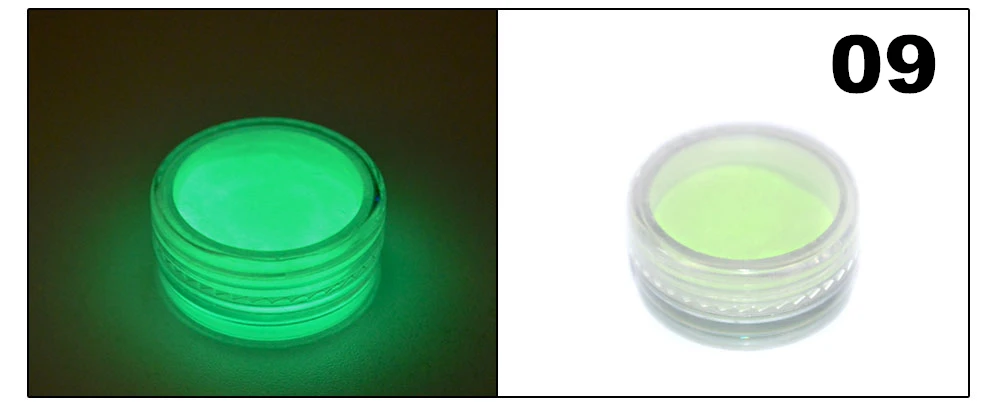 1 г ультратонкий флуоресцентный эффект 10 различных цветов для дизайна ногтей Блестящий пигмент 3D светящийся порошок Dcorations