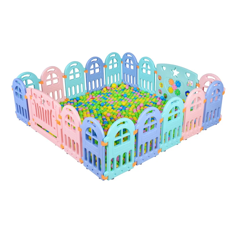 Baby Playpen Fencing For Children Plastic Playpen for Baby Indoor Kids Plastic Fence Play Yard Safety Barriers For Children Baby Playpen Fencing For Children Plastic Playpen for Baby Indoor Kids Plastic Fence Play Yard Safety Barriers For Children