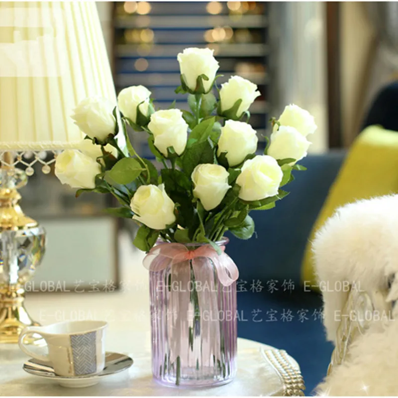  Free Shipping Simple Craft Glass Vase Home Decorative 3 Different Size Sitting-room Bedroom Office  - 32885329627