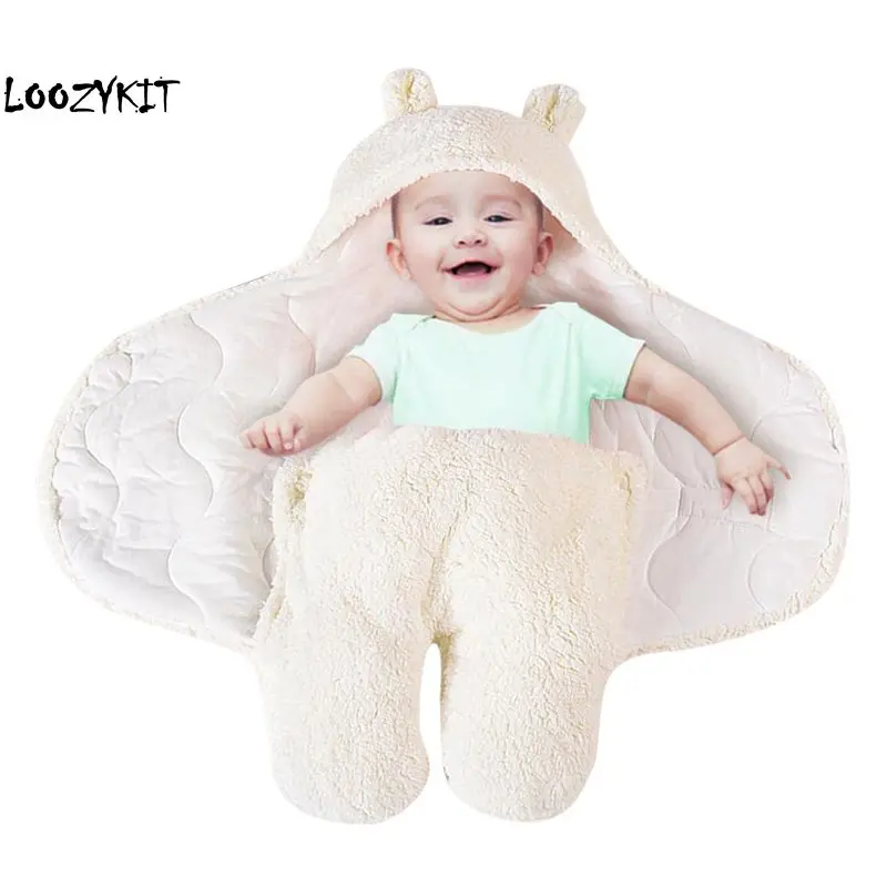 LOOZYKIT 2019 Newborn Nightgowns Baby Boy Girl Cute Swaddle Sleeping