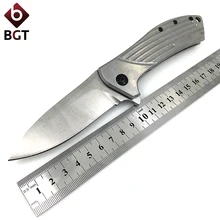 BGT zt0801 тактический складной Ножи D2 лезвие кВт шарикоподшипник Охота кемпинг выживания боевой карман Ножи для шашлыков спасения EDC multi Инструменты