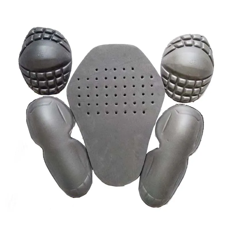 Motorcycle Jacket Soft Armor Protector CE Authentication EVA 5PCs Motobiker Racing Suits Rubber Protective Devices Internal Gear motorcycle jacket motorcycle armor