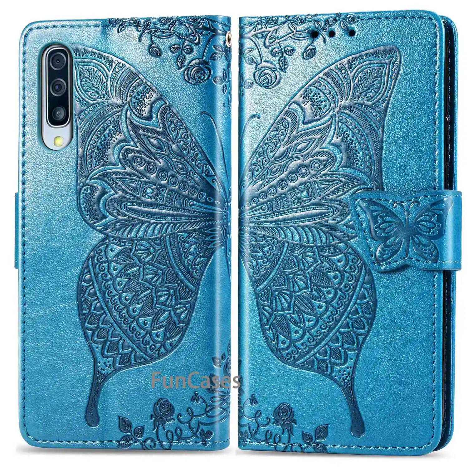 

Case For Samsung Galaxy A50 Case Cover Flip Leather Wallet Book Cover Vintage Magnetic Protector Funda For Samsung A50 A 50 Etui