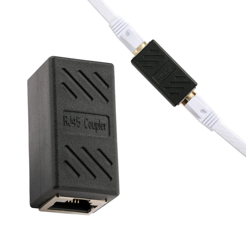 

Female To Female Connector Cat7 Cat6 Cat5e Cat5 Cable Extender Inline Network LAN Ethernet Extension Adapter Coupler
