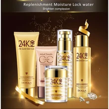 24 k уход за лицом комплект из улиток увлажняющий отбеливающий крем-лосьон для лица дневной крем для лица Уход за кожей корея косметический для лица набор