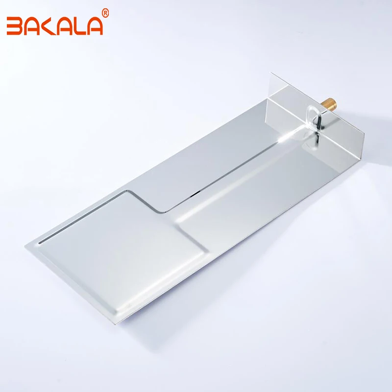 Bakala praça de aço inoxidável chuveiro chuva