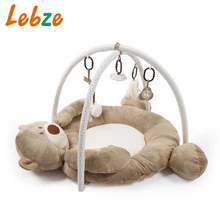 Детский игровой коврик, Музыкальный Детский ковер с подвесными игрушками, развивающий коврик с клавиатурой, детский игровой коврик для занятий в тренажерном зале для детей