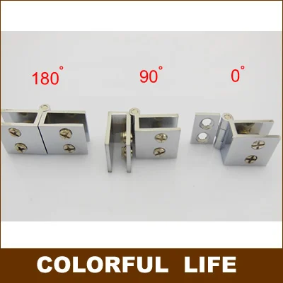 Kopen Legering scharnier, bar glazen deur, kasten, showcase scharnier, hardware Geschikt voor glas dikte 5 8mm. 90 180 0 graden