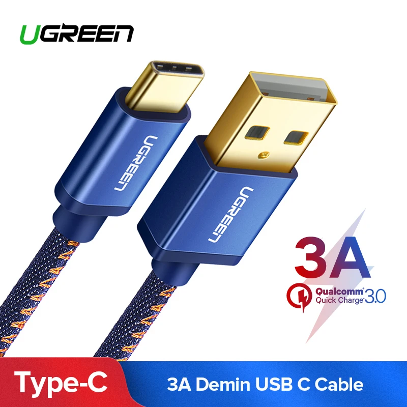 

Ugreen USB C Cable for Xiaomi Mi 8 3A USB Type C Cable Fast Charge Data Cable for Samsung Galaxy S9 Nintend Switch USB Charger