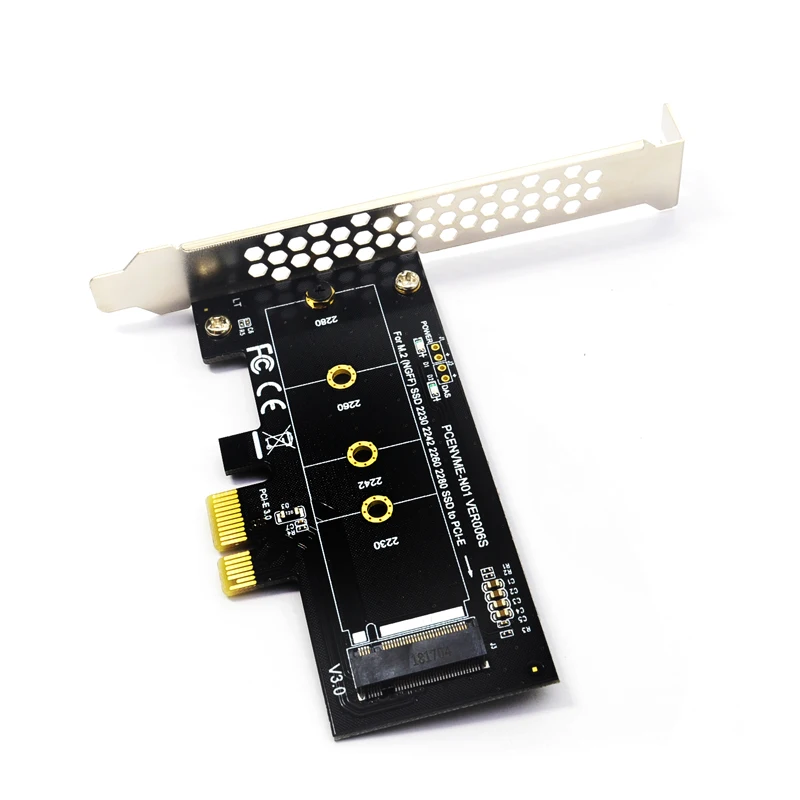 Адаптер PCIE для M2 адаптер PCI Express 3 0x1 NVME SSD Райзера с поддержкой 2230 2242 2260 2280 M.2 SSD|Платы