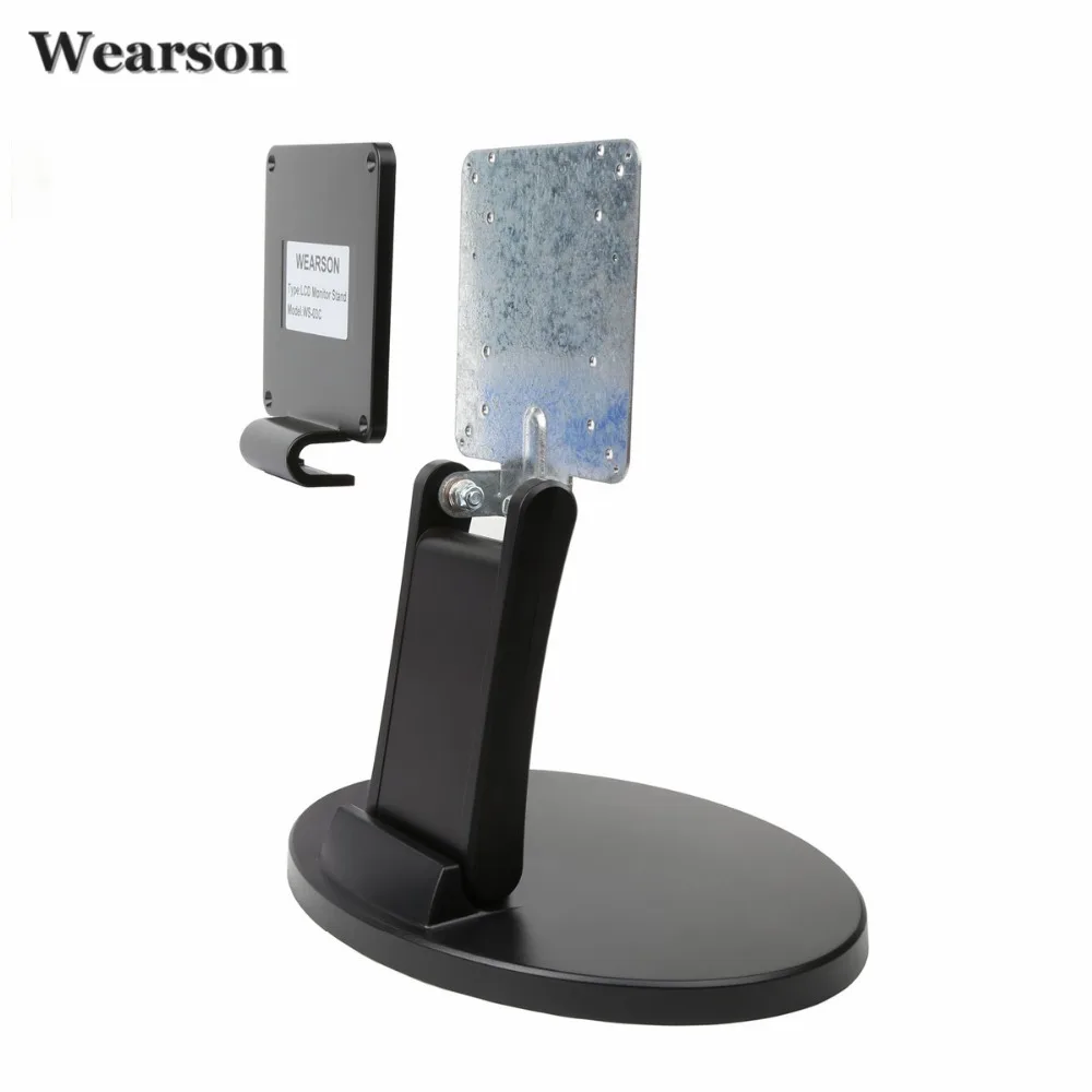 Wearson WS-03C Folding Metal LCD TV Holder Touch Screen Monitor Desk Bracket With VESA Hole 7575 100100 (2)