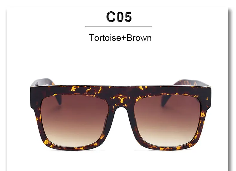 Горячие Ким солнечные очки в стиле Кардашьян леди UV400 для женщин и мужчин солнцезащитные очки 50 S женские плоские топ Италия Бренд Дизайнер famousSquare знаменитостей - Цвет линз: tortoise Brown WF25
