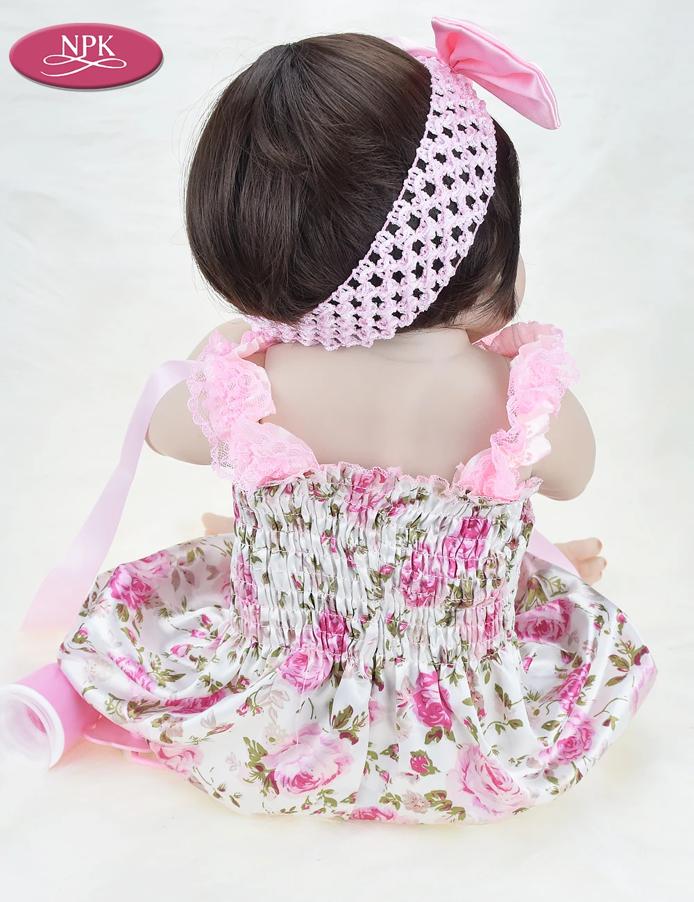 NPK Real 57CM Full Silicone Body Reborn Baby Doll Toy Lifelike Newborn Babies Fashion Princess DOll Menina Bebe Reborn Bonecas (8)
