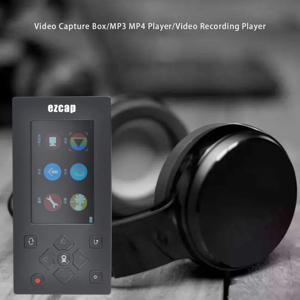 

Ezcap271 AV Recorder Audio Video Converter Records VHS Camcorder Tapes to Digital Format 8GB Memory 3" Screen for DVD Player