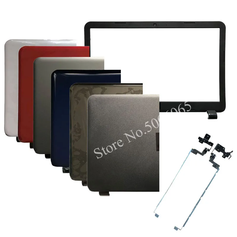Lcd задняя крышка/lcd передняя рамка/Петли для hp 15-r009ns 15-r010ns 15-r011ns 15-r012ns 15-r127nf 15-r128nf 15-r130nf 15-r132nf