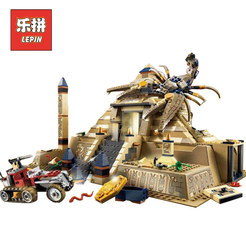 

Lepin 31001 Egypt Pharaoh Series Scorpion Pyramid Building Blocks Bricks Toys Children Educational Model Gifts LegoINGlys 7327