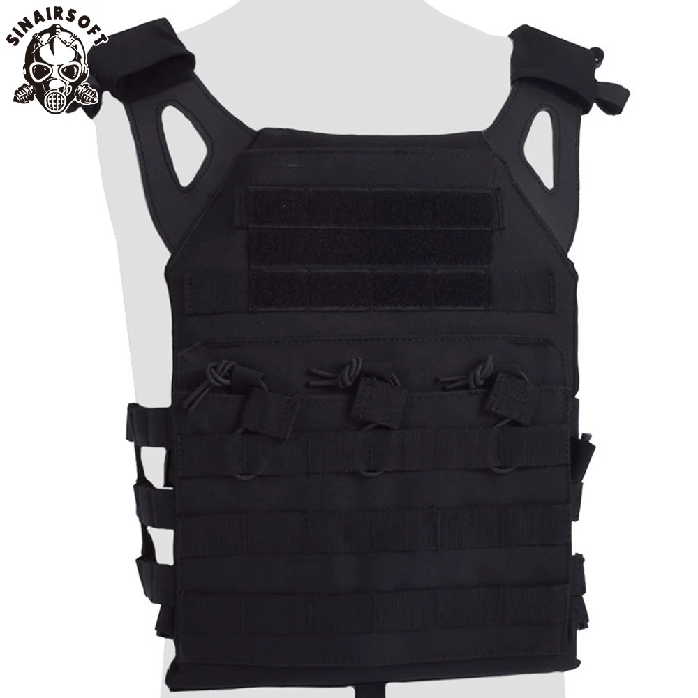 Tactique JPC gilet corps armure plaque transporteur Molle militaire armée gilet munitions chargeur poitrine Plate forme Airsoft Paintball équipement chargement USMC|Chasse gilets| | -