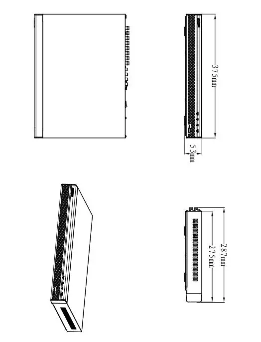 Dahua XVR5232AN-X 32 Channel Penta-brid 1080P Digital Video Recorder Supports HDCVI/AHD/TVI/CVBS/IP video inputs