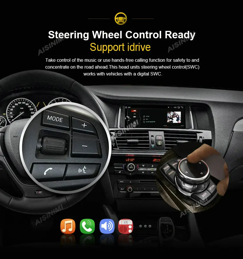 Top Android 8.1 For BMW 7 Series E65/E66 2003 2004 2005 2006 2007 2008 Car Dvd Navi Player audio stereo monitor screen all in one 11