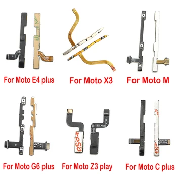 

Power on/off Volume Key Button Flex Cable Ribbon For Motorola Moto M C E4 E3 Z3 Plus Play X3 X2 X Play