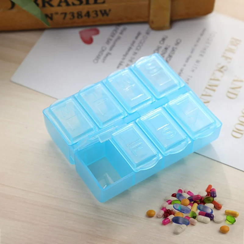 8 Day Classic Pill Reminder Weekly Medication Planner Plus One