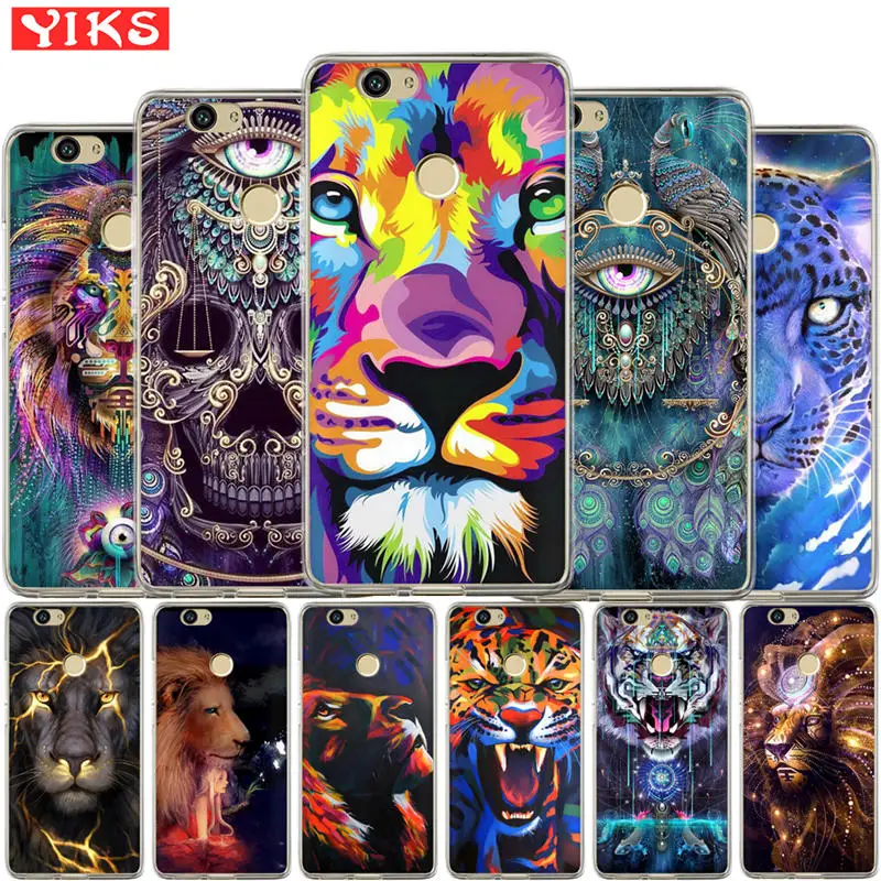 

Starry lion tiger For Huawei Nova 2 plus Nova 3E Cover For Huawei Y3 Y5 Y6 II 2 Y3 Y7 2017 Y6 Pro Phone Back Cover Coque Etui