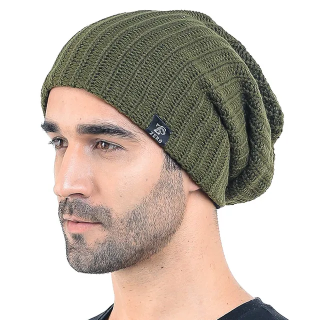 HISSHE Mens Slouchy Beanie Classic Long Baggy Oversize Skull Cap