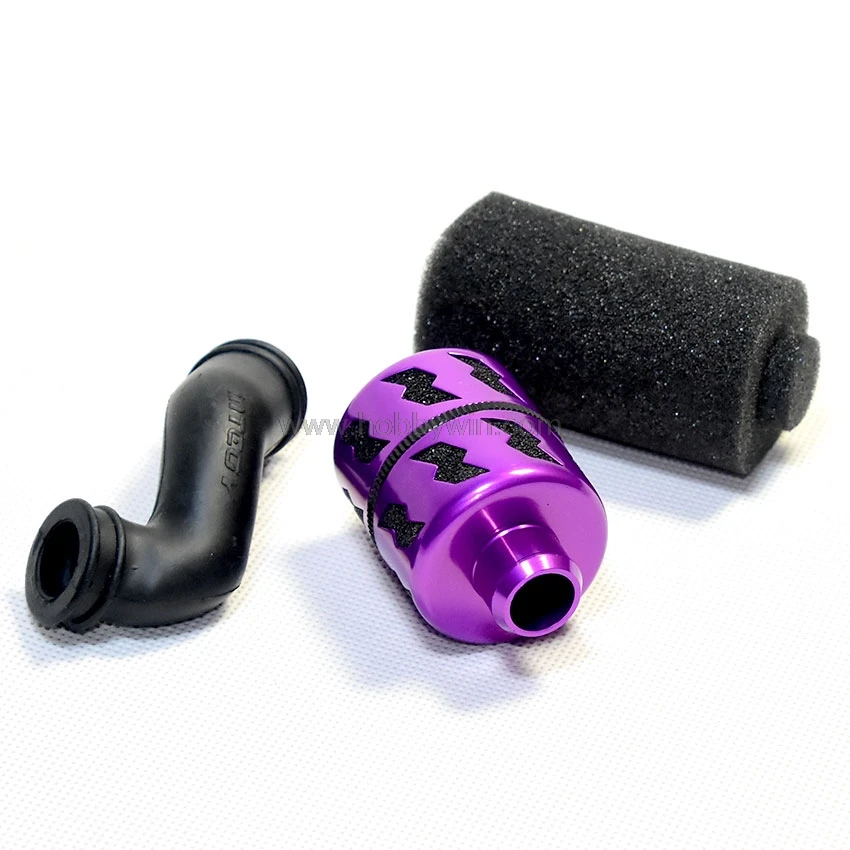 Purple Aluminum Air Filter for TRAXXAS Revo RC Nitro Engine Off Road