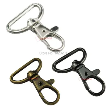 

50 pcs 1" 25.4mm Metal Swivel Lobster Clasps Clips Snap lanyard 3 color choice F35