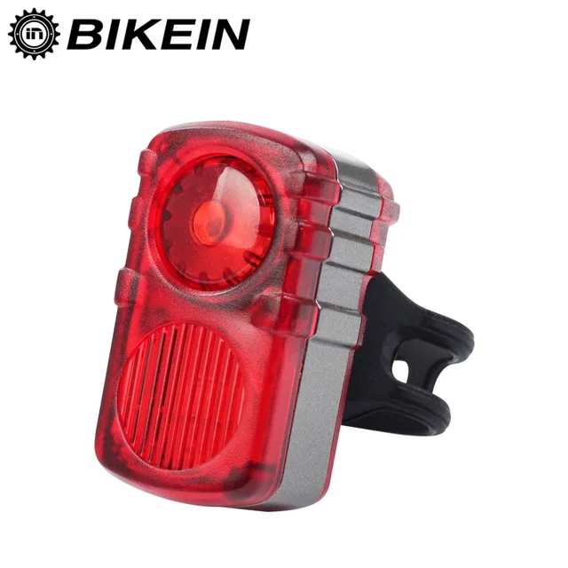 Cheap BIKEIN Riding Bike Waterproof Taillight Rear Led light USB Rechargeable Cycling Mountain Bike Taillamp Outdoor Bicycle Lights 