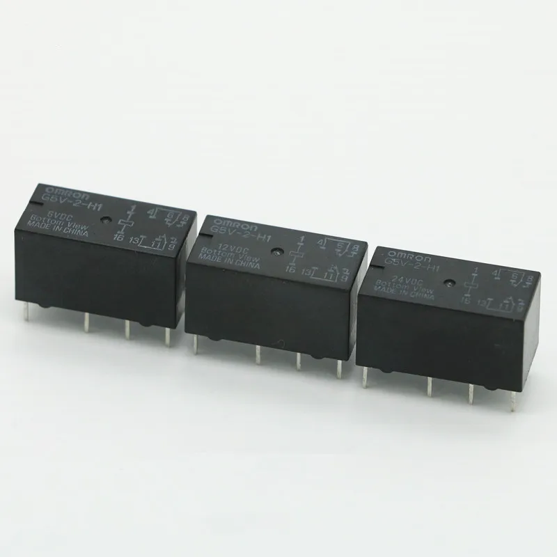 Бесплатная доставка G5V-2-H1-5VDC G5V-2-H1-12VDC 1A 8 контактов 2 шт./лот реле питания |