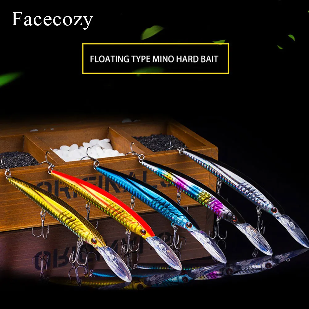 Facecozy Bionic Reflection рыболовные приманки в форме Минноу искусственные яркие цвета