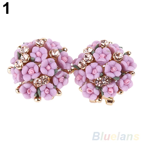 Зажимные серьги клипсы с цветами для женщин и девушек|stud earrings|clip stud earringearring studs