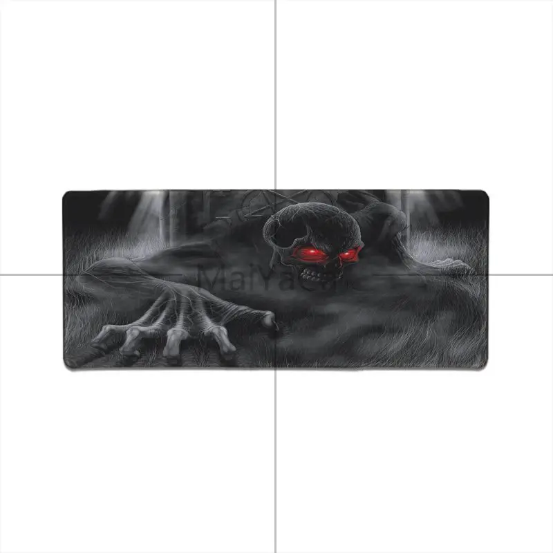 MaiYaCa Skull Vintage Stylish Natural Rubber Gaming mouse pad Desk Mat Unique Desktop Pad Laptop PC Computer pad xl Mouse pad