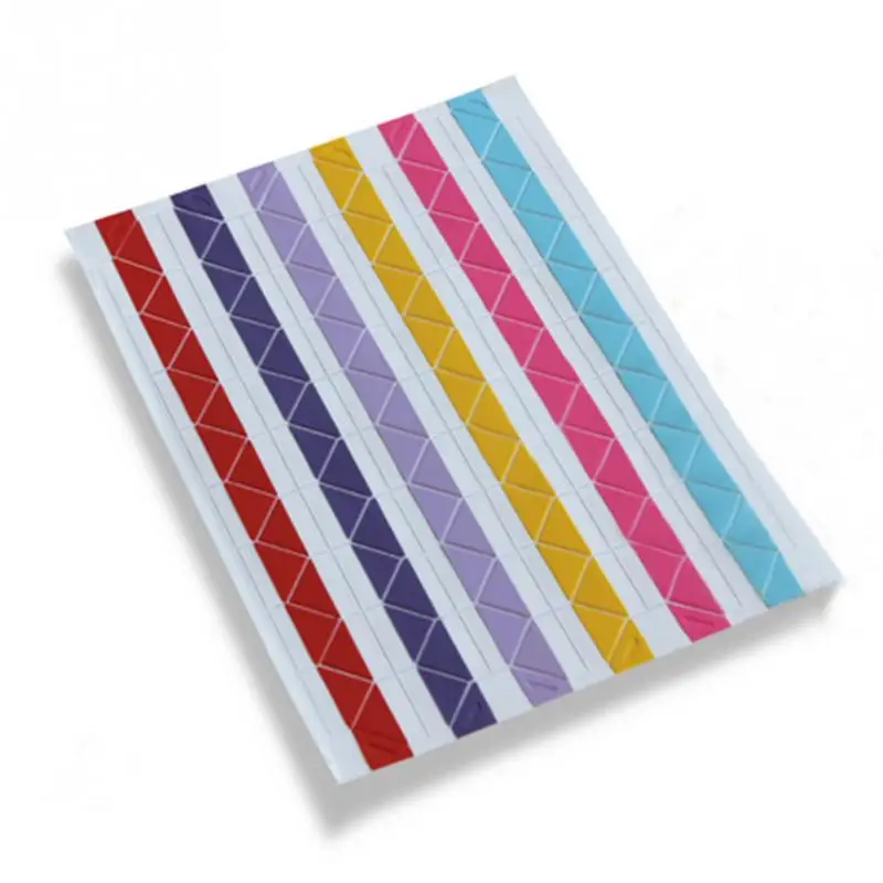 

Exquisite 2 Sheet 204 Pcs DIY Photo Album Scrapbook Corner Sticker PVC Colorful Paper Corner Stickers