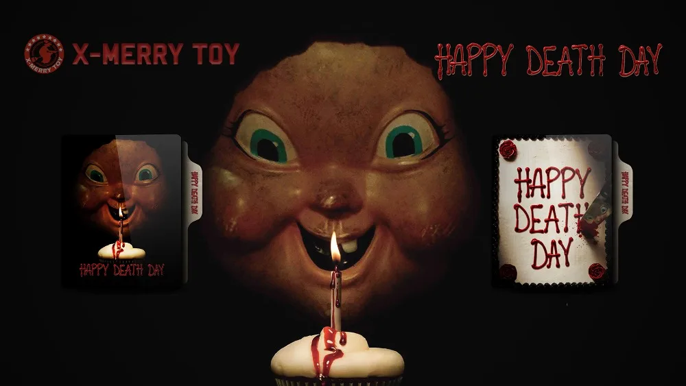 День счастливой Смерти маска ужасов фильм косплей копия реквизит для Хэллоуина