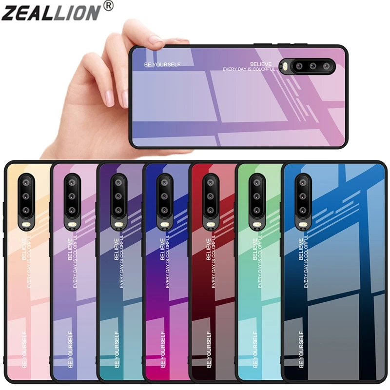 Чехол из закаленного стекла ZEALLION для Huawei P20 P30 Pro Mate 20 10 Lite Nova 3i 4 Honor 8X9 V20 Y9 Y6 Prime