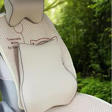 Аксессуары для автомобиля интерьерная поддержка сиденья из хлопка с памятью, подголовник и подушка для талии, хит и комфорт