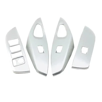 

For Toyota Corolla 2019 2020 ABS Car Window Control Panel Glass Lift Switch Cover Trim Protector Sticker Car Styling Accessories