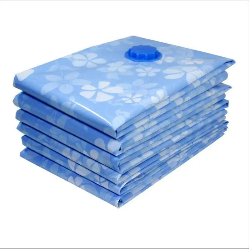 

Storage Bag Saving Flower Printed Foldable Bags Extra Large Compressed Organizer Vacuum Bag Clothing